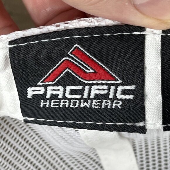 Family Power Sports Gray White Mesh Truckers Ball Cap Snap Back - Picture 8 of 11